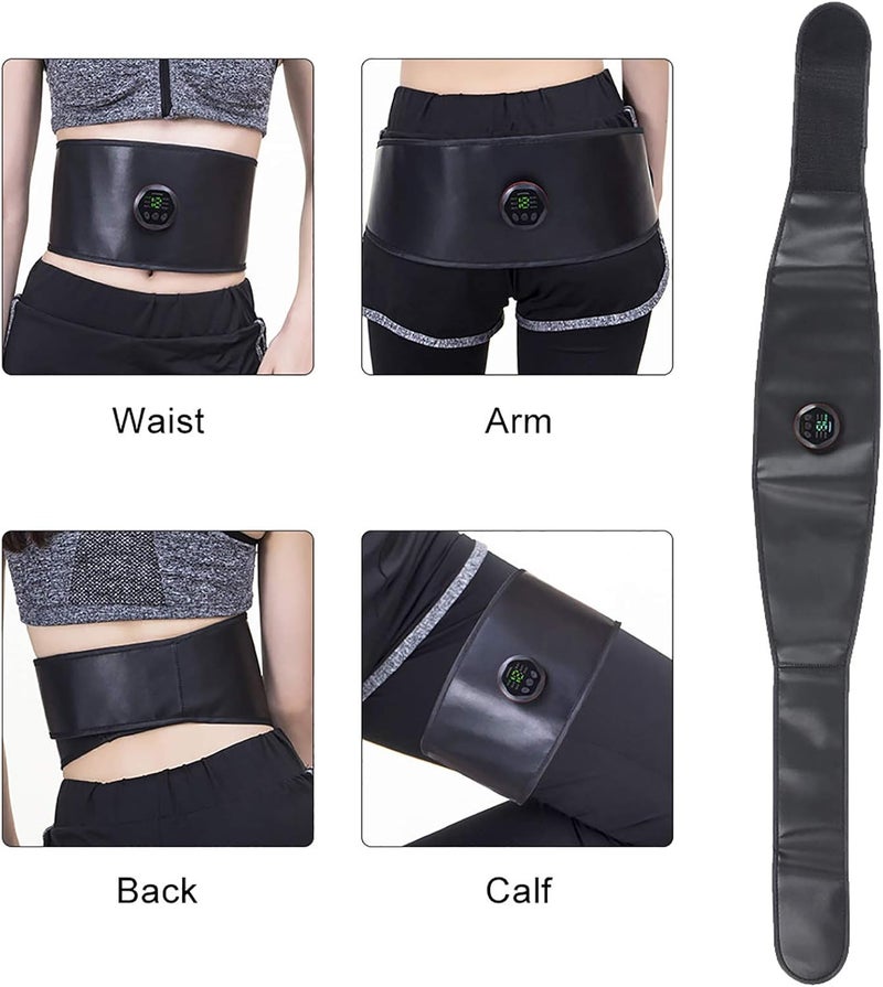 woobles Mens Waist Trainer, Rechargeable Ems Fitness Belt for Men Women Abdominal Work out Abs Workout Equipment(belt) - Image 3